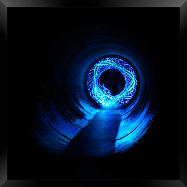 The Blue Warp Framed Print by George Young