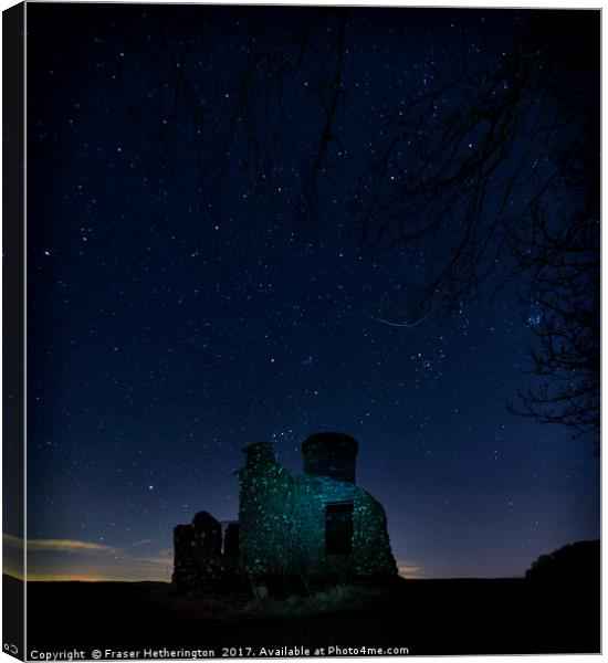 Towering amongst the Stars Canvas Print by Fraser Hetherington