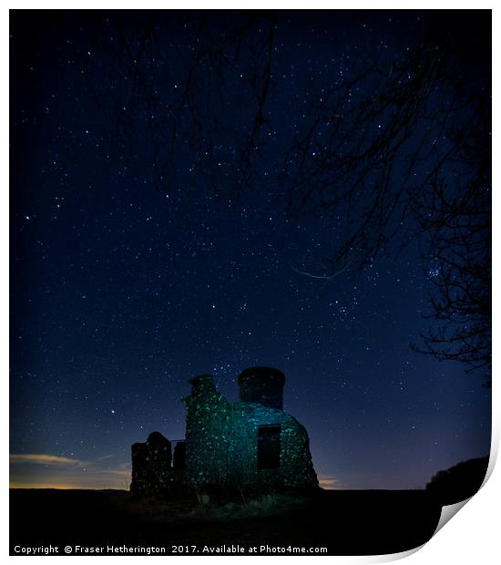 Towering amongst the Stars Print by Fraser Hetherington