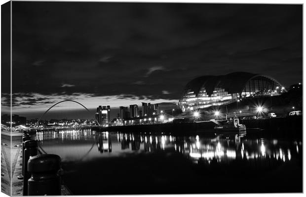 Night Tyne Canvas Print by George Young