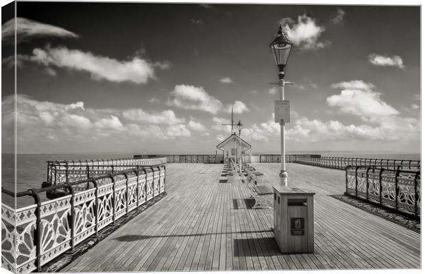 The Golden Pier Canvas Print by Purple OneTwoEight