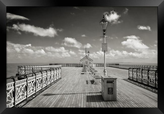 The Golden Pier Framed Print by Purple OneTwoEight