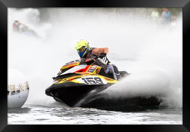 Jet Ski  Framed Print by Symon Smithard