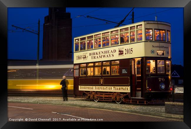 Hong Kong Tram 70 Framed Print by David Chennell