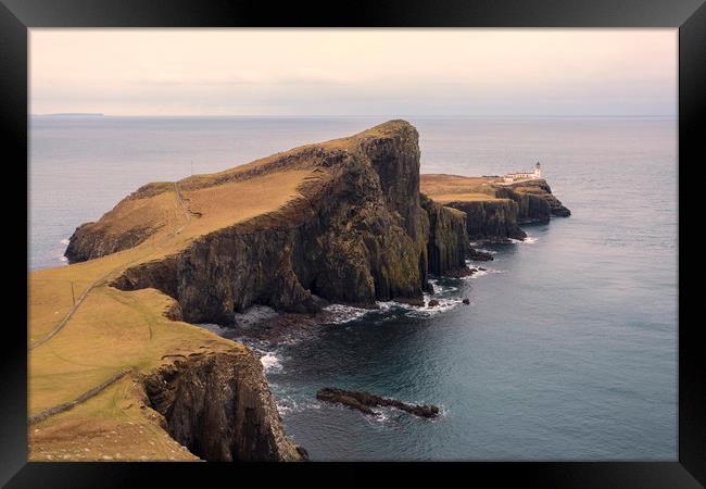 Neist Point Isle of Skye Framed Print by Derek Beattie