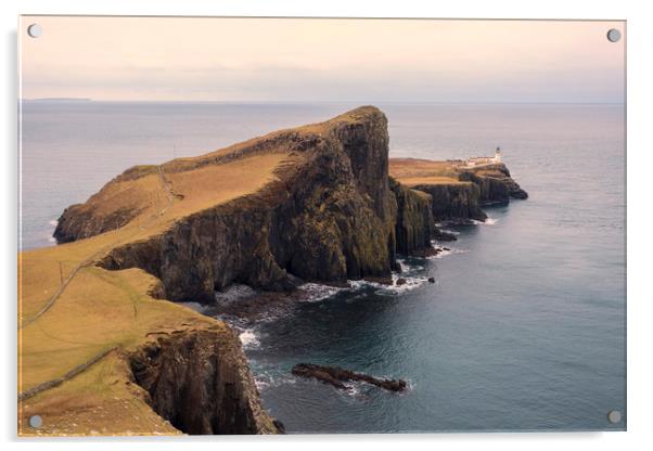 Neist Point Isle of Skye Acrylic by Derek Beattie