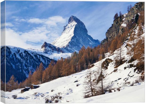 Classic Matterhorn Canvas Print by Andy Armitage