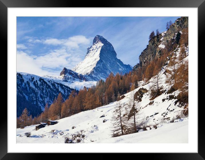 Classic Matterhorn Framed Mounted Print by Andy Armitage