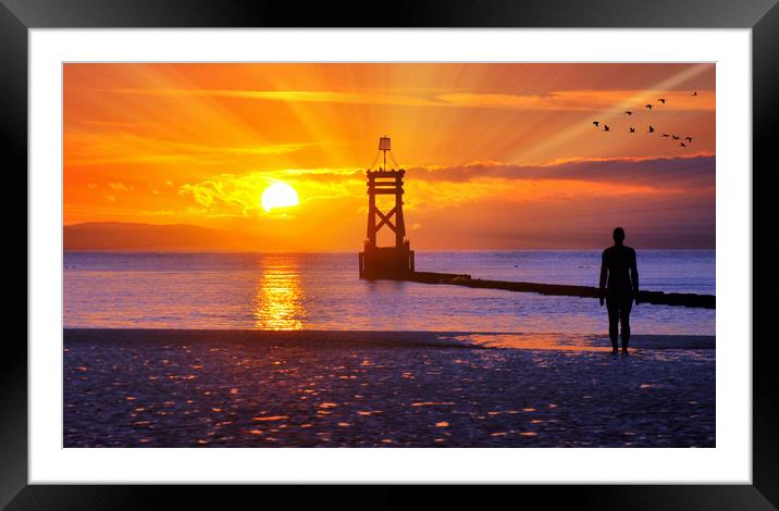 sunrays Framed Mounted Print by sue davies