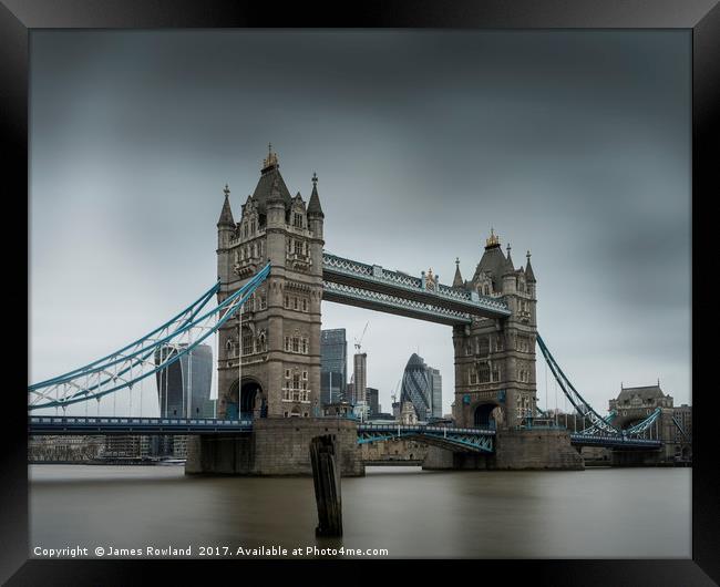 Tower Bridge Framed Print by James Rowland