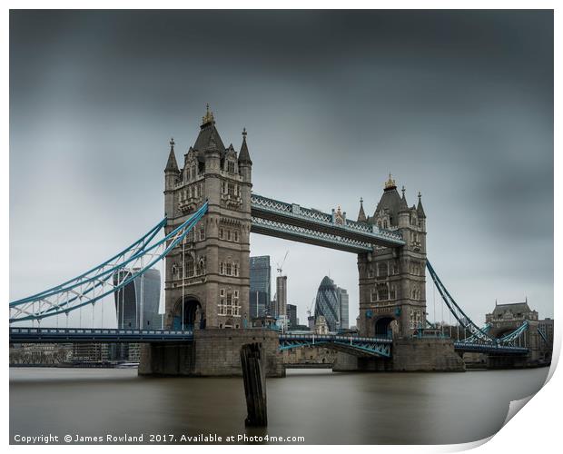 Tower Bridge Print by James Rowland