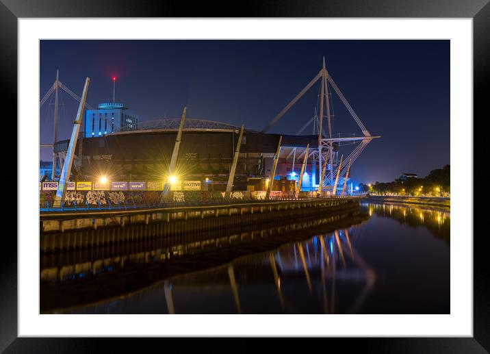 Cardiff Millennium Stadium  Framed Mounted Print by Dean Merry