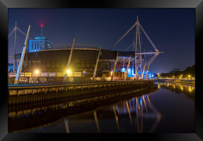 Cardiff Millennium Stadium  Framed Print by Dean Merry