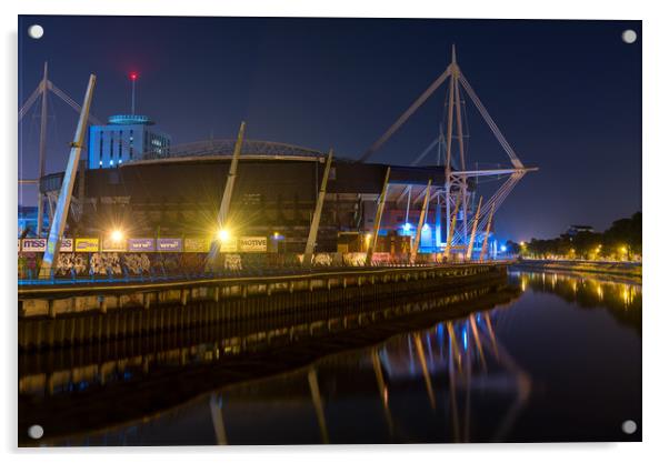 Cardiff Millennium Stadium  Acrylic by Dean Merry