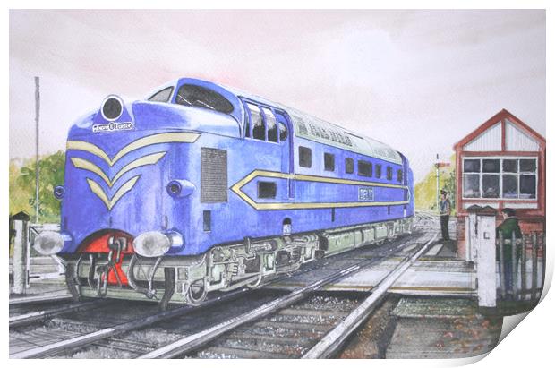 The English Electric Deltic Print by John Lowerson