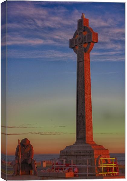 Tommy and Cenotaph Canvas Print by kevin wise