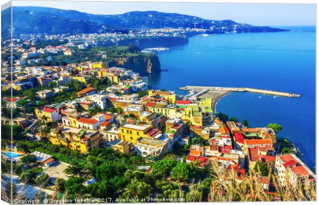 Amalfi coast in Italy Canvas Print by Dragomir Nikolov
