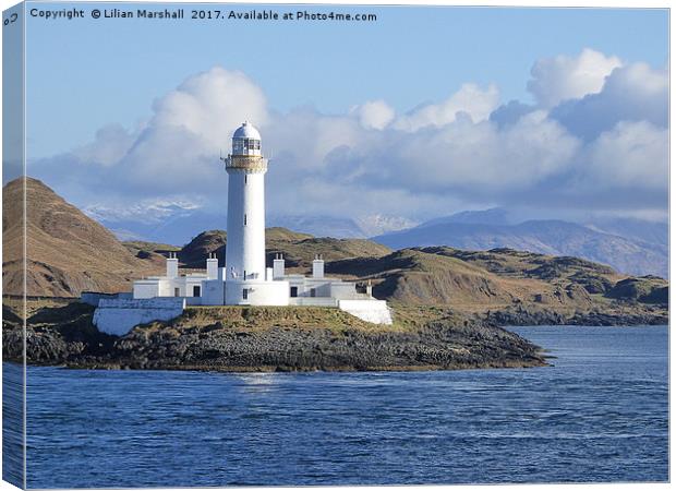 Lismore Lighthouse, Canvas Print by Lilian Marshall