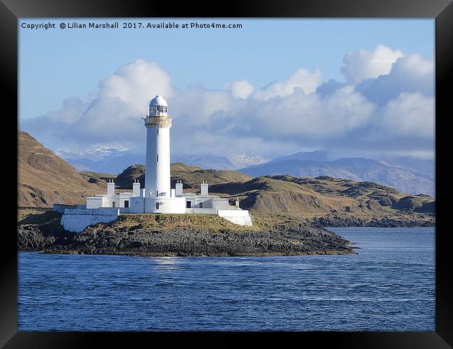Lismore Lighthouse, Framed Print by Lilian Marshall