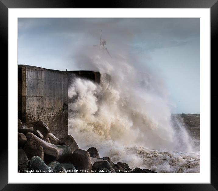 EMERGING FROM THE STORM Framed Mounted Print by Tony Sharp LRPS CPAGB