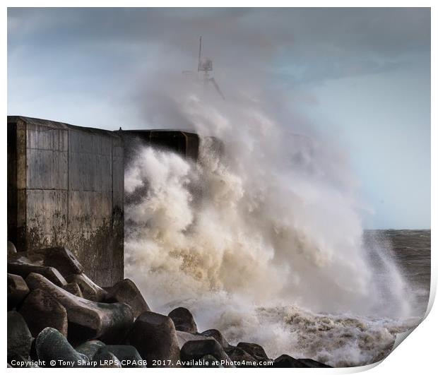 EMERGING FROM THE STORM Print by Tony Sharp LRPS CPAGB