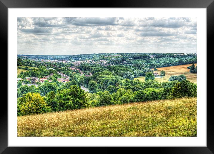 Towards High Wycombe Framed Mounted Print by Chris Day