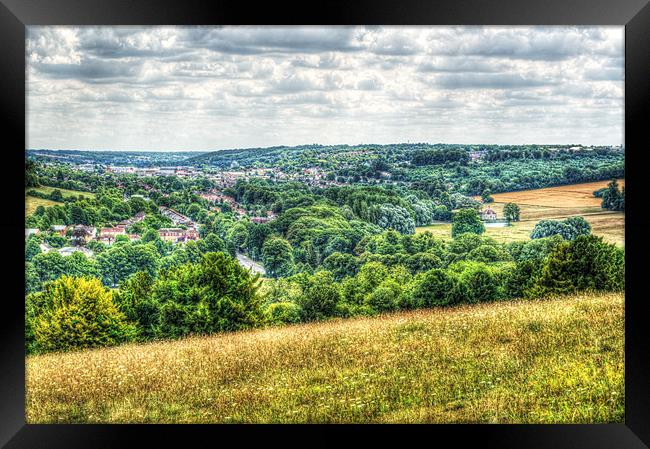Towards High Wycombe Framed Print by Chris Day