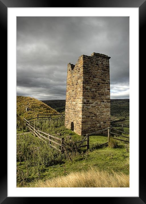 Rosedale Chimney, North York Moors Framed Mounted Print by Martin Williams