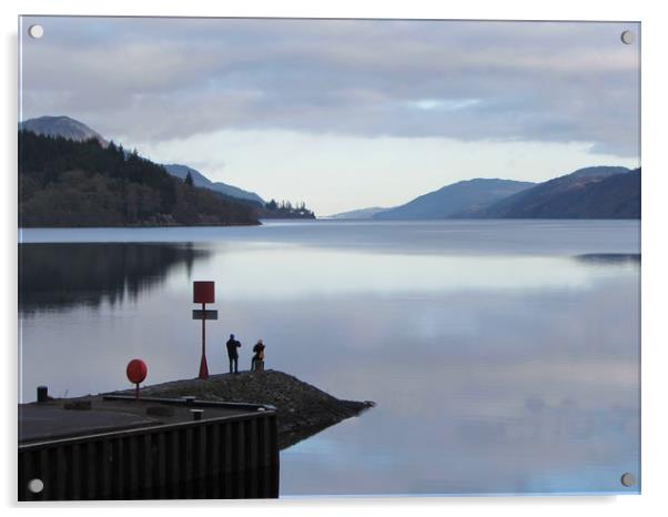 Loch Ness                                Acrylic by alan todd