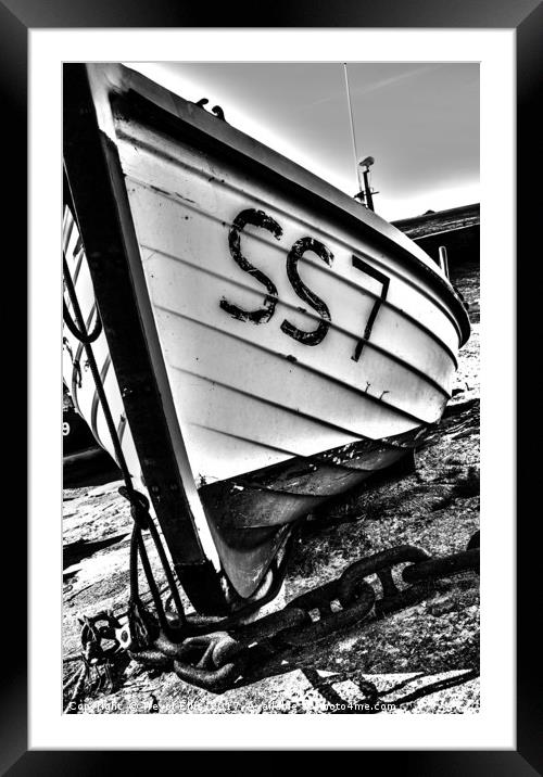 The Boat Framed Mounted Print by Trevor Ellis