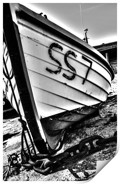 The Boat Print by Trevor Ellis