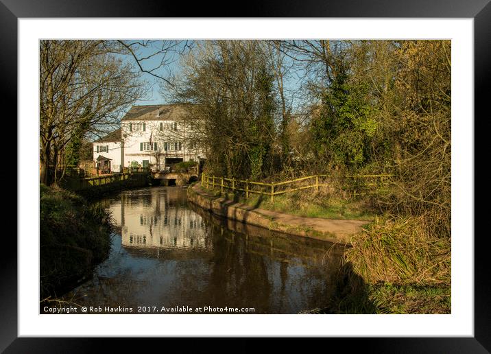Lower Mill of Cullompton  Framed Mounted Print by Rob Hawkins