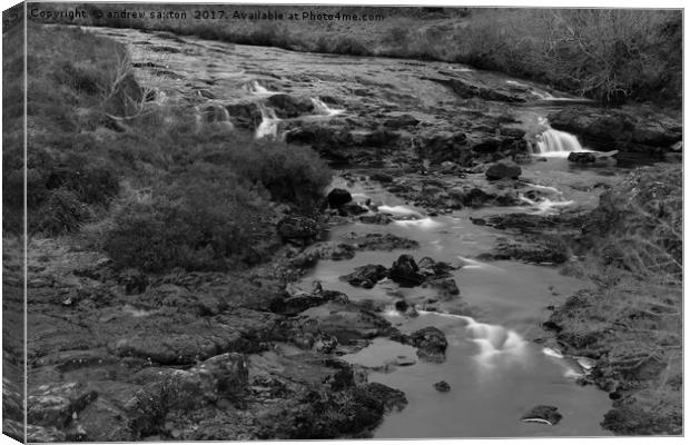 DRY AND SLOW Canvas Print by andrew saxton