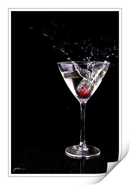 Martini Time Print by Julie Sutton