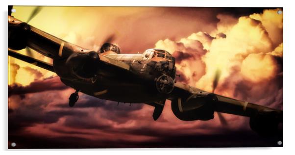 Bomber Inbound Acrylic by J Biggadike