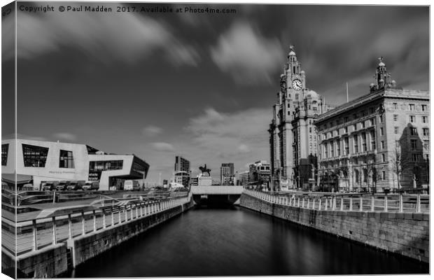 Pier Head Liverpool Canvas Print by Paul Madden