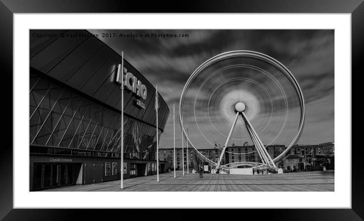 Spinning wheel of Liverpool Framed Mounted Print by Paul Madden