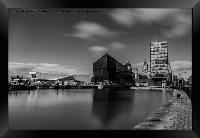 Canning Dock Liverpool Framed Print by Paul Madden