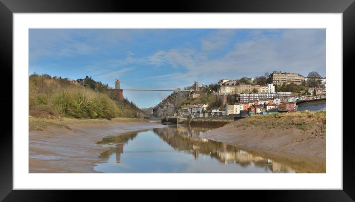 clifton suspension bridge Framed Mounted Print by kevin murch