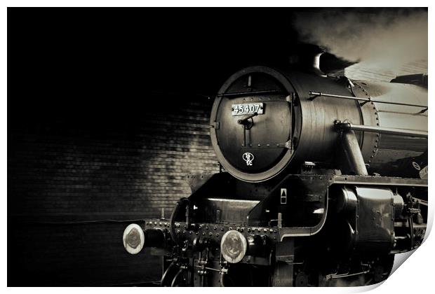 45407 Steam Train Print by Castleton Photographic