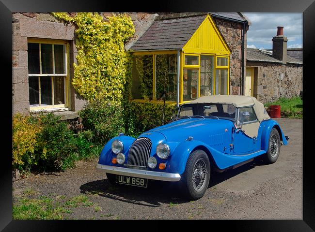 Morgan sports car Framed Print by Alan Barnes