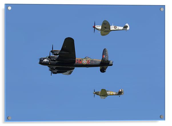Battle of Britain Memorial Flight Acrylic by Oxon Images