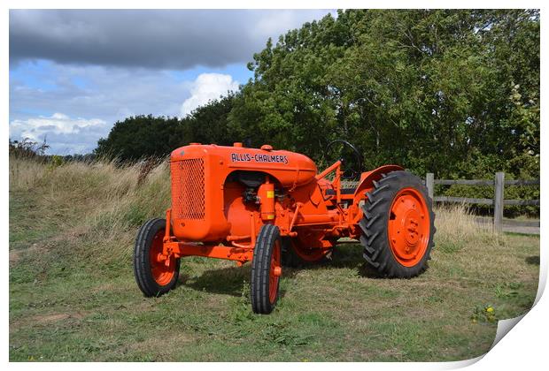 1947 Allis Chalmers Model B Print by Alan Barnes