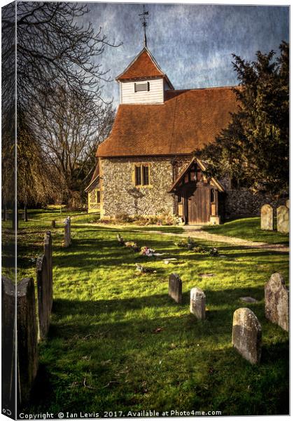 Church of St Mary Sulhamstead Abbots Canvas Print by Ian Lewis