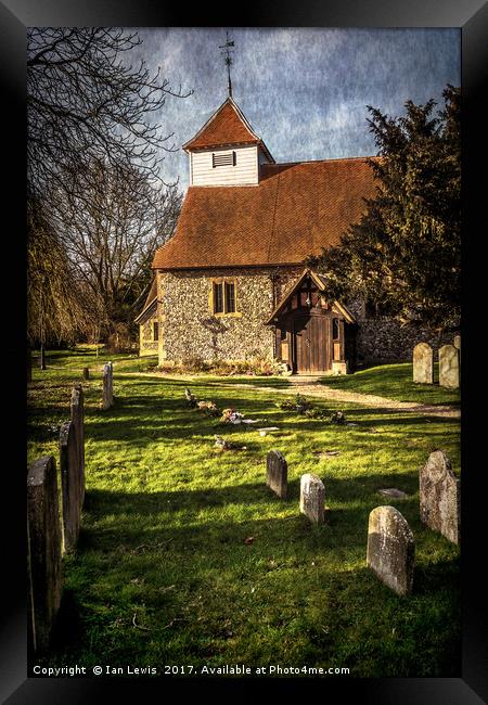 Church of St Mary Sulhamstead Abbots Framed Print by Ian Lewis
