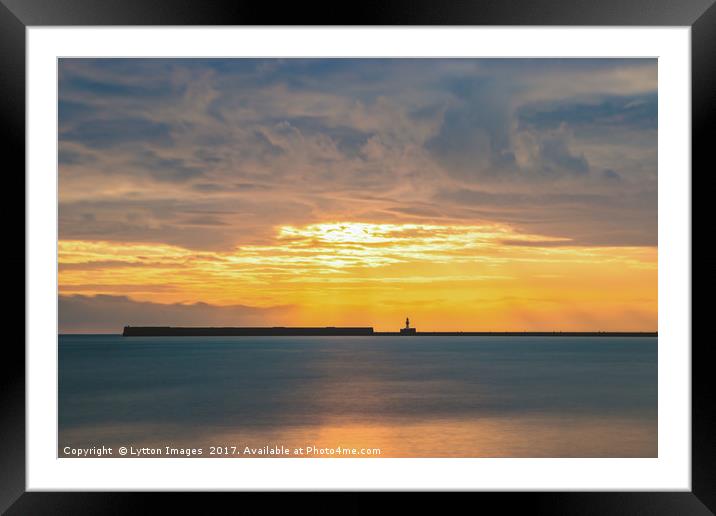 Dover Sunrise 6 Framed Mounted Print by Wayne Lytton