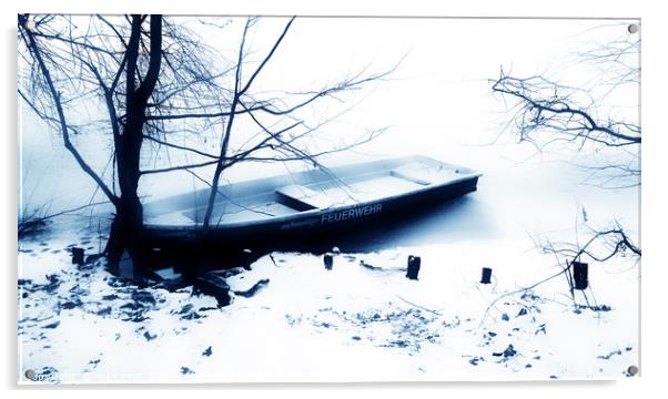        The frozen Boat                         Acrylic by imi koetz
