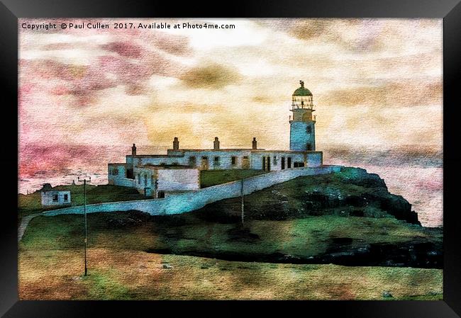 Neist Point lighthouse. Framed Print by Paul Cullen