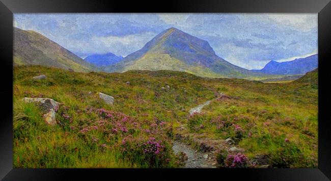 scottish landscape 1 Framed Print by dale rys (LP)