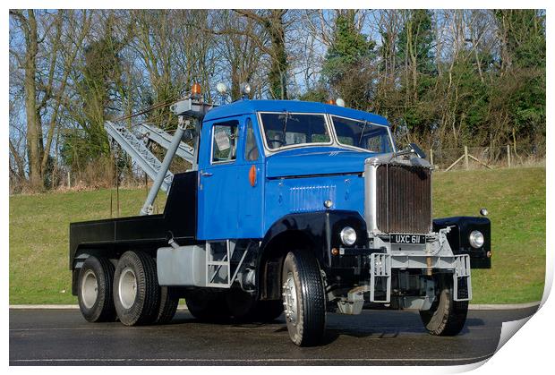 Scammell Junior Constructor Print by Alan Barnes